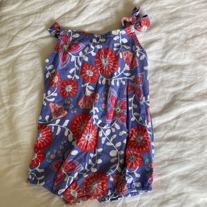 EUC summer baby romper from Tea Collection